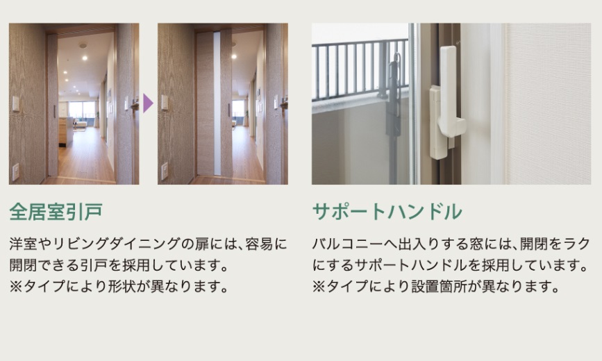 デュオセーヌ横浜川和町ガーデン 専有部仕様